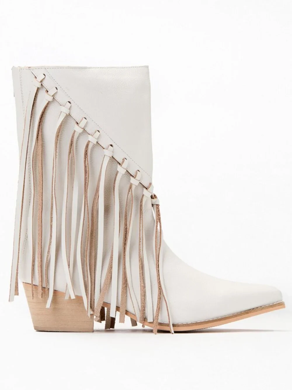 Matisse Women's White Buck Cowboy Boots